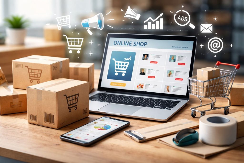 E-Commerce Ausbildung mit Online-Shop und digitalem Handel in Bocholt